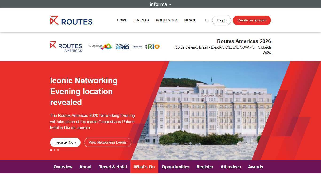 Meetings | Routes Americas 2026 | Routes